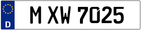 Truck License Plate